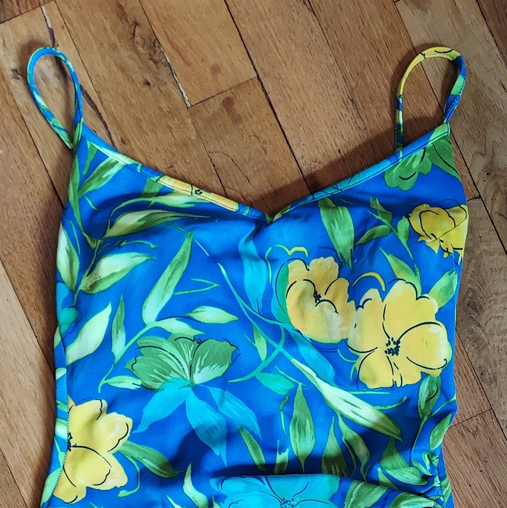 Floral One piece slimming swimsuit